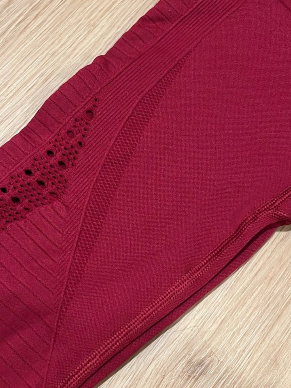Gymshark Seamless Energy High‎ Waisted Leggings | Beet | Women’s XS - Picture 4 of 7